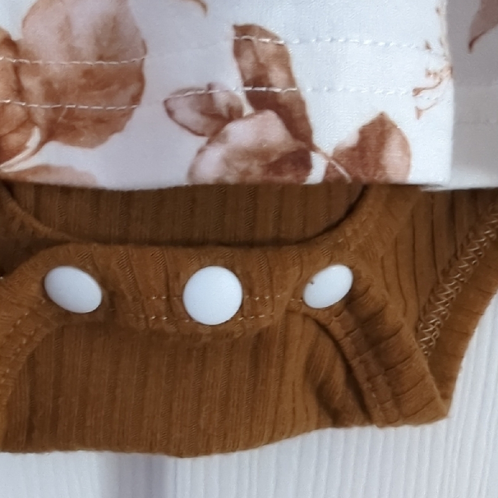 Floral Suspender Baby Romper - Picture 8 of 8